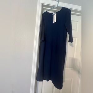 Nuggles Winter Layer Dress Navy Blue